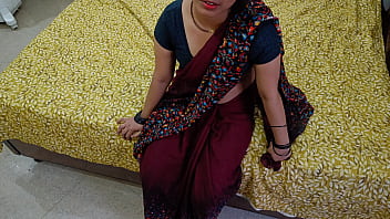 Preview 1 of Shut In Oussy - Hot Indian Desi village bhabhi was after long time to meet devar and fucking and full romance with dever in clear Hindi audio language