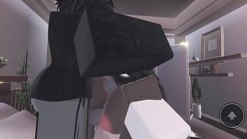 Preview 2 of Big Dig Fuck Sis Bro Video - Deje que mi amiga de roblox tome el control en un condominio - Roblox