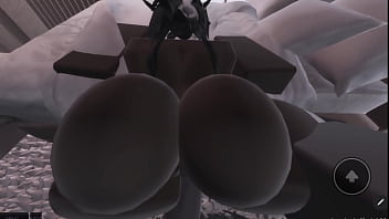 Preview 3 of Big Dig Fuck Sis Bro Video - Deje que mi amiga de roblox tome el control en un condominio - Roblox