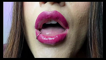 Preview 2 of Xxx Olb Vbo - Mouth milking - Tongue and spit