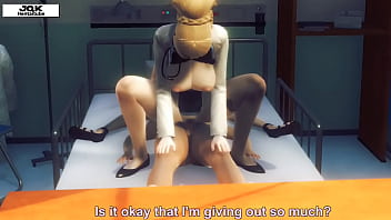 Preview 3 of Tojer Xnxx - Hentai 3D Uncensored - Threesome with doctor and girlfriend HS37