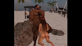 Preview 4 of Xsexx Video - beach slut can&#039_t escape the needs of mighty Ndamuking&#039_s bbc