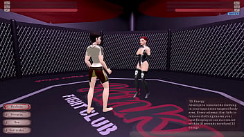 Preview 1 of Arabic Service Hotels - kinky fight club losing vs Kat