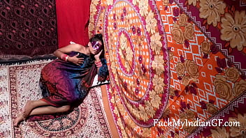 Preview 1 of Son Mom Japan - Indian teen having Romantic sex on the floor and gets creampie