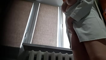Preview 1 of On Class Toom - Nurse with big boobs masturbates at work - Girls fly orgasm