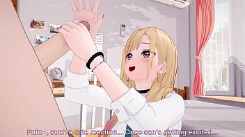 Preview 1 of Piag Xxx Sex Wwe Videos Com - my dress up darling: Marin discovers with which tool Gojo makes clothes for him.