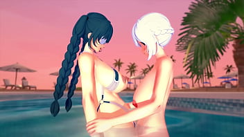 Preview 4 of Ben 10 Naked Xxx Sex - 3D HENTAI | GLASSES | BIG TITS | SWIMSUIT | FUTA