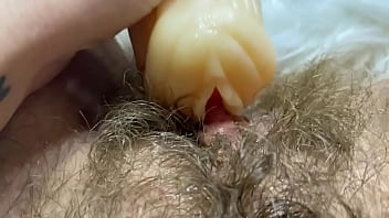 Preview 2 of Evll Angel - Huge erected clitoris fucking vagina deep inside big orgasm