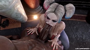 Preview 2 of Grandma Sucking My Cock - Harley Queen con una verga negra