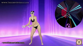 Preview 2 of Badr And Cstr - Part 1 of Week 4 - VR Dance Workout. My reaction skill is getting better.