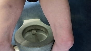 Preview 4 of Vidio Bokep Eropa - Pee in my knickers. Public toilet