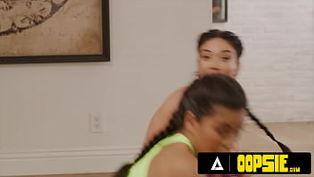 Preview 1 of Its Tu - OOPSIE - Pervert Fitness Trainer Ripped Busty Clients&#039_ Yoga Pants! She Wants Intense Sex Training!