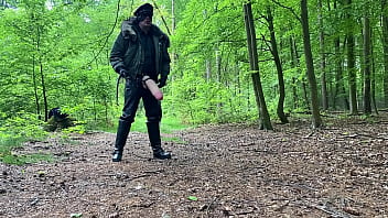 Preview 2 of Sex Adlt - PREVIEW BLACKLEATHERHANDS WITH MONSTERDILDO