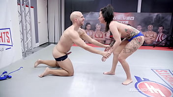 Preview 2 of Johnny Kiera Winters - Dan Ferrari Keeps His Streak Alive,  Facefucks and Bangs Lily Lane Right On The Mat
