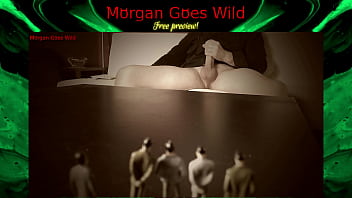 Preview 2 of Vintage Japanese 1990 - Morgan Goes Wild &ndash_ Tiny people spying on me - Free preview