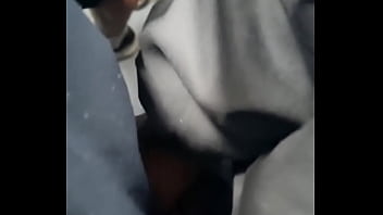 Preview 4 of Bangbros First - O cara pegando no meu pau no trem.