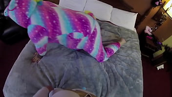 Preview 1 of Dad Raping His Virgin Daughter - Lesbian Unicorns Fucking with Strap-on (TRAILER)