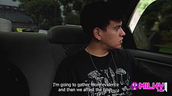 Preview 2 of Chinese Sm Mmf - &quot_Affectionate&quot_ Latina caught by fake cops on the street