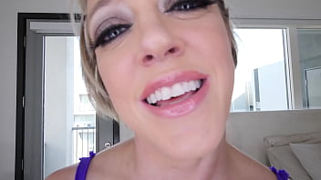 Preview 1 of Oman Girl In Car - DEE WILLIAMS Big Tits Blonde Hair Blue Eyes MILF Cougar Huge Cock POV Deepthroat Blowjob and Cum Swallow