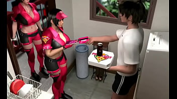 Preview 1 of Attack By A Gay - Umemaro 3D Vol. 19 - Pizza Takeout Obcenity 2