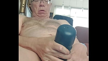 Preview 2 of Jerk Of My Sister Legs - Cumming with a fake pussy and my hand