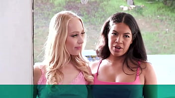 Preview 1 of I Wii - Cum Swap Cuties Will Tile,  Maya Farrell,  Braylin Bailey