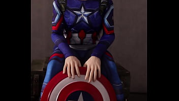 Preview 1 of Hot Mom Sex Lasbin - The Avengers Captain America Sex Doll | 158cm Male Sex Doll | Buy Doll At sexindoll.com