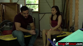 Preview 2 of Paktani Xnxx - Step daddy catches asian step daughter masturbating