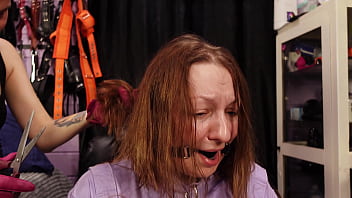 Preview 4 of Wrong Hool Mom - video of haircut - lesbian domination - Arya Grander,  Mistress Priest