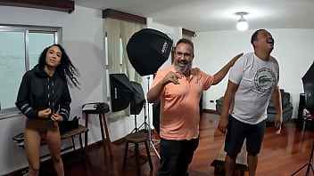 Preview 3 of Tamana Xxnxx - Muita sacagem durantes as grava&ccedil_&otilde_es do casal com a atriz Priscila Belini