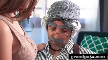 Preview 2 of Maride Porn - Busty Young Nympho Always Had a Soft Spot For Old Men
