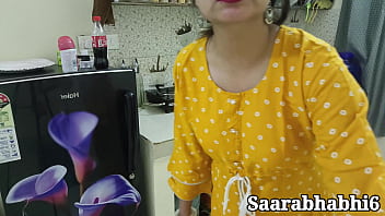 Preview 1 of Sunny Leone Longtime Fucking - hot Indian stepmom got caught with condom before hard fuck in closeup in Hindi audio. HD sex video