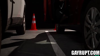 Preview 2 of Hiillary Hooterz - Derek and Nicholas Suck Each Other Off in Semi-Empty Lot!