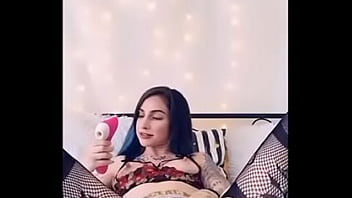 Preview 3 of Bigtit Money - Leaked snap show of slutty cam girl vibrating her clit,  inside of her pussy,  and inside her asshole