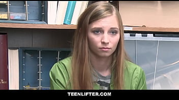 Preview 1 of Sweita Naidu - TeenLifter - Petite Blonde Teen Caught Shoplifting Jewelry Fucked By Officer For No Police - Ava Parker