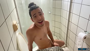 Preview 2 of Wife Groped In Train - Adorable twink Henry Lynes masturbates and cums solo