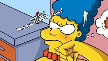 Preview 2 of Techar Sex Chldaran - Los simpson comic San valentin (sin sonido)