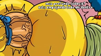 Preview 3 of Techar Sex Chldaran - Los simpson comic San valentin (sin sonido)