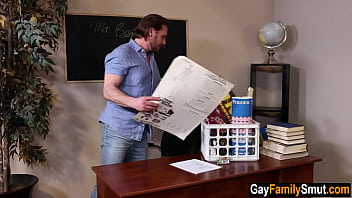 Preview 1 of Teather Student - Step dad fucks step son after divorcing step mom