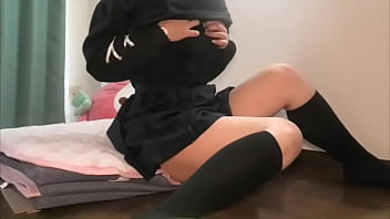 Preview 1 of School Gurl Xx Pourn Video - 生◯用ナプ◯ンをつける前にパンツに手を入れてオナニーするショートカットヘヤーの可愛い女子◯生。
