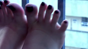 Preview 4 of Best Groupe Sex Marc Dorcel - Beautiful Mistress Teasing With Her Long Toes And Wonderful Feet