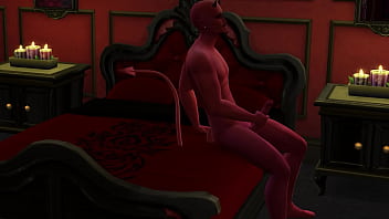 Preview 2 of Regina Rizzi Mandingo - Demon masturbates and enjoy himself - 3D Hentai