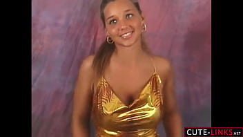 Preview 4 of Boyfd Gfd Sex - Sexy Christina Dancing in Golden Dress