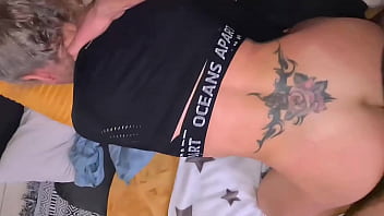 Preview 4 of Hug Ass Anal - SEXY BLONDE MATURE DOGGYSTYLE CREAMPIE