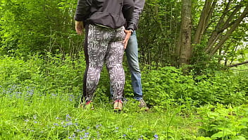Preview 1 of Klasik Vinci - Sexy BBW MILF holds my cock while I pee outside this weekend