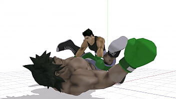 Preview 3 of Teen Sex Sudu - Little Mac has sex with Giga Mac.(animated only)