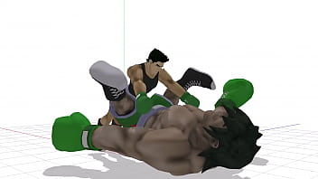 Preview 4 of Teen Sex Sudu - Little Mac has sex with Giga Mac.(animated only)