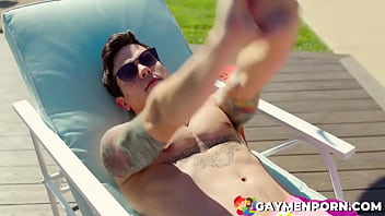 Preview 1 of Brazzaville Massge Sexx All - The Pool Guy Dakota Payne,  Devin Franco