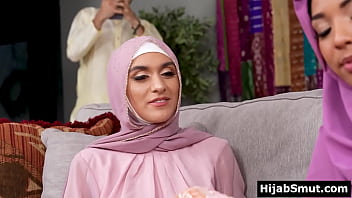 Preview 2 of Hello Bhabhi Com - Step brother deflowers muslim step sister &amp_ her bff