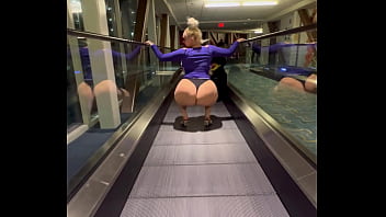 Preview 1 of Mia Khalifa Full Fucking Video - Alexis Andrews Fucks Gibby The Clown At The World Famous MGM Grand And Planet Hollywood